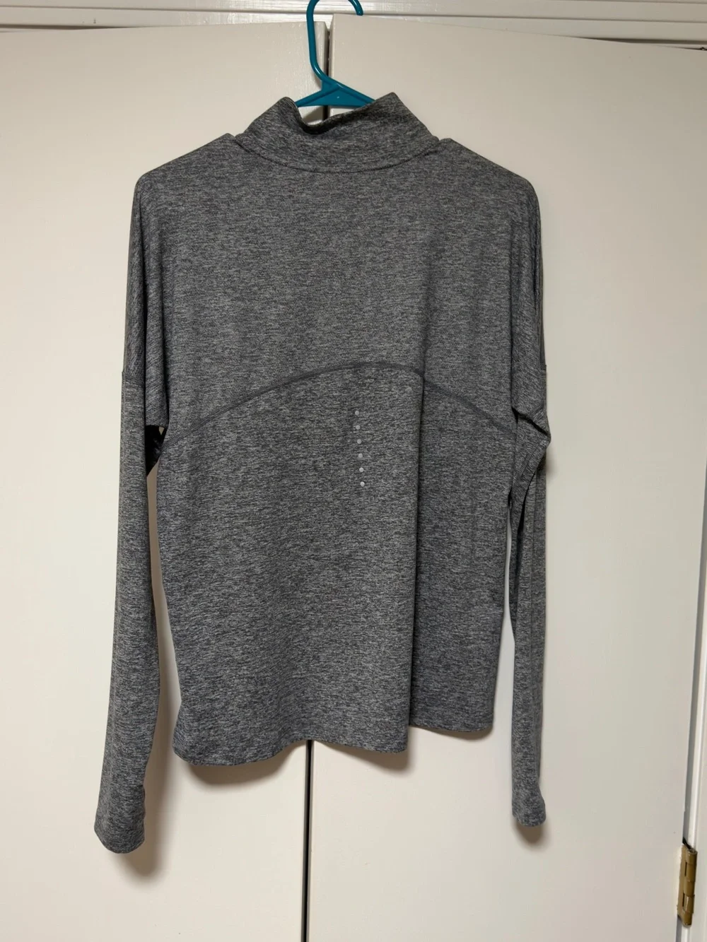 Nike Gray Heather Dri-FIT Running Pullover